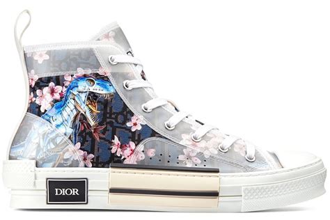 dior b23 high canvas sorayama dinosaur navy|Dior B23 High Canvas Sorayama Dinosaur Navy .